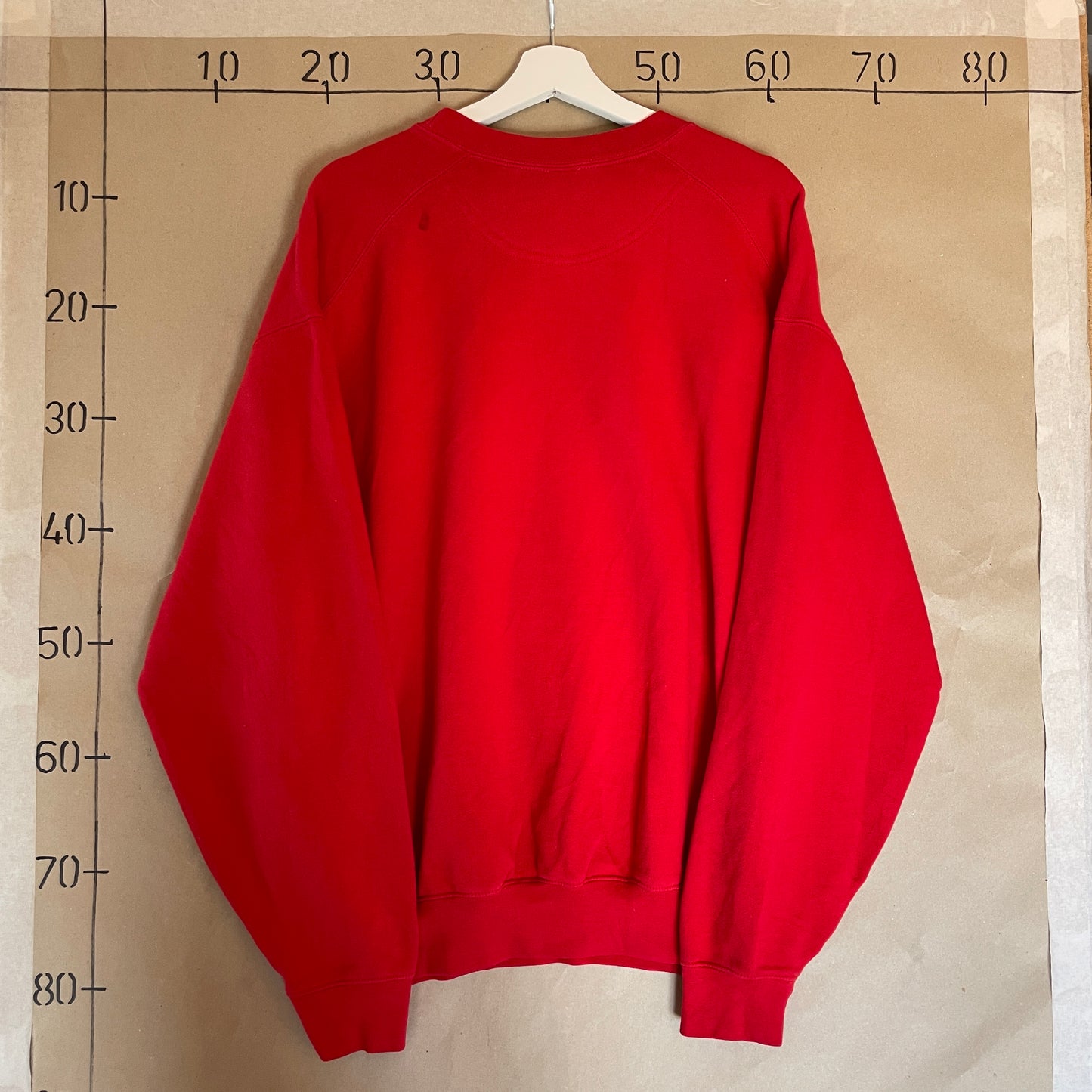 Rød Vintage West Union Baseball Ørne Sweatshirt