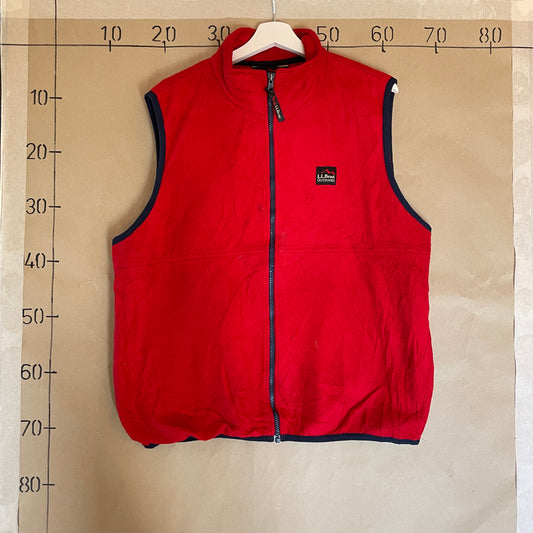 Rød Vintage L.L Bean Outdoors Fleece Vest