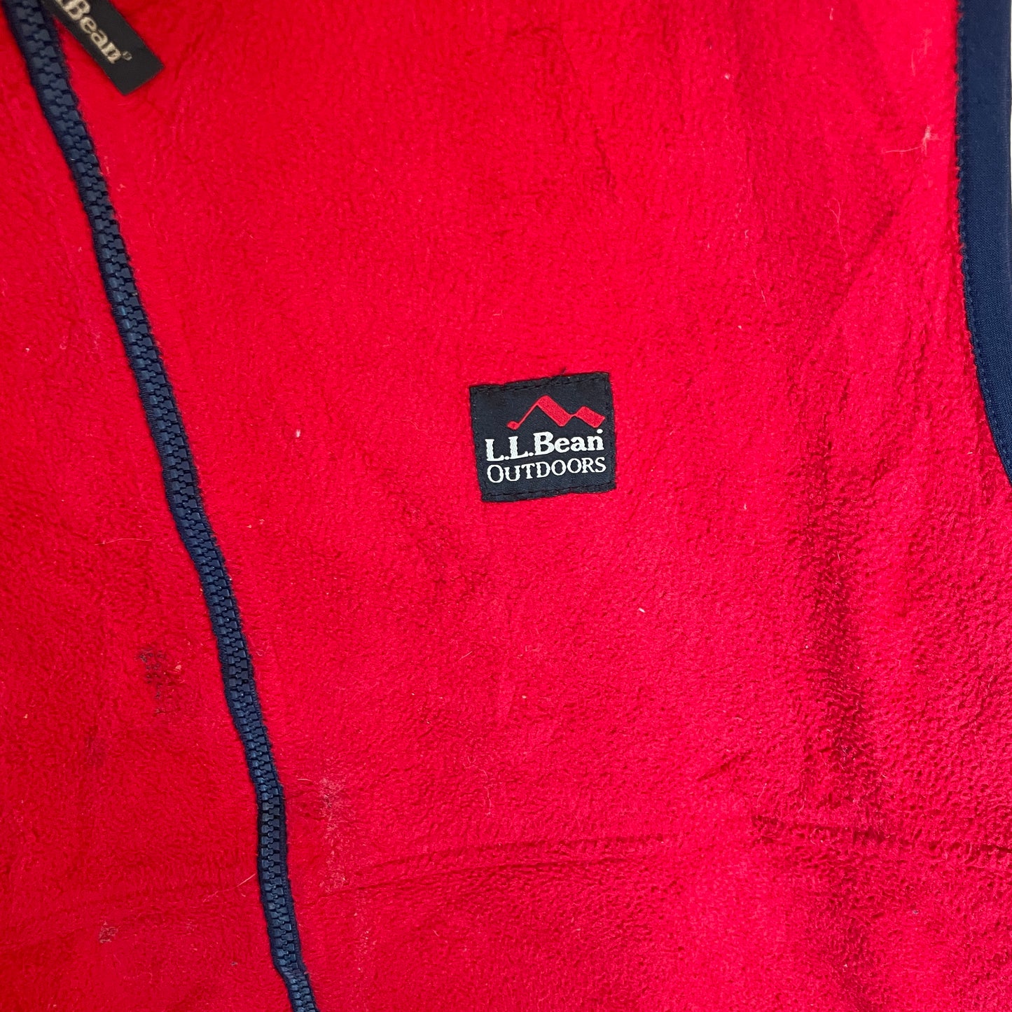 Rød Vintage L.L Bean Outdoors Fleece Vest