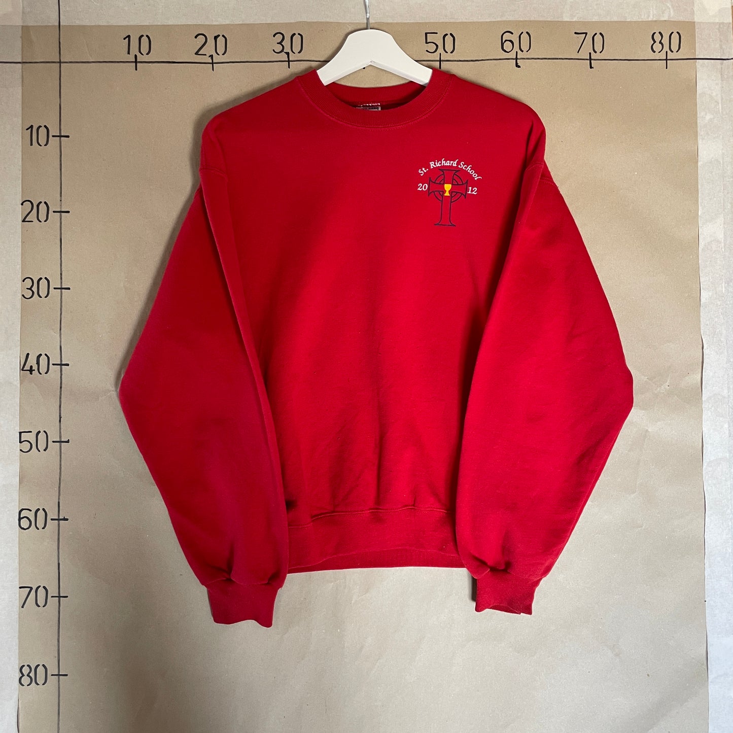 Rød Vintage St. Richard School Sweatshirt