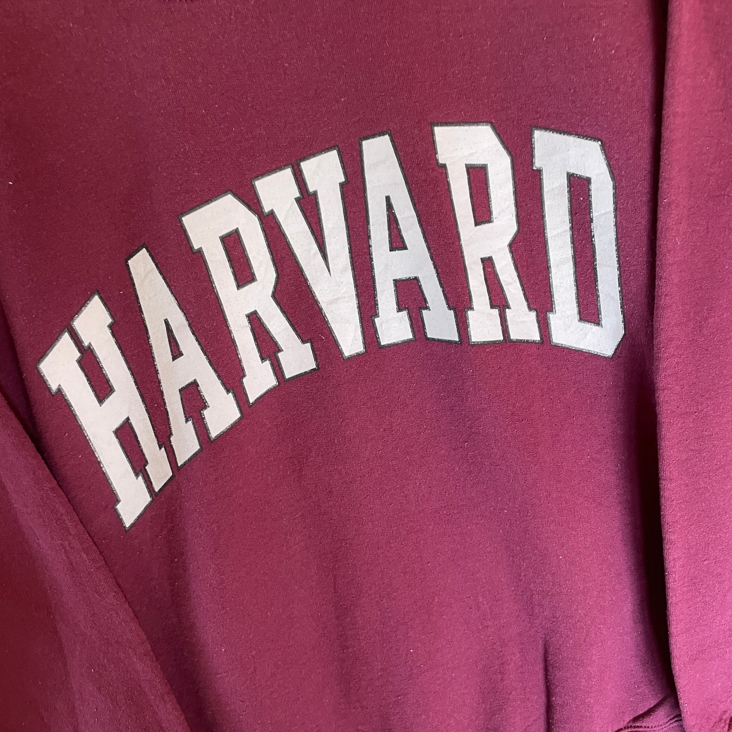Rød Vintage Spellout Harvard University Sweatshirt