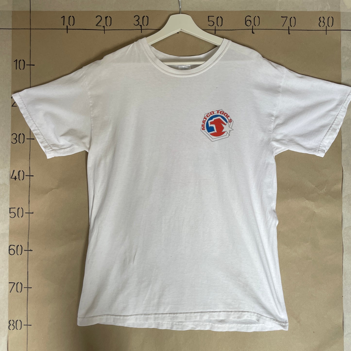 Hvid Vintage Matco Tools Grafisk Printet T-Shirt