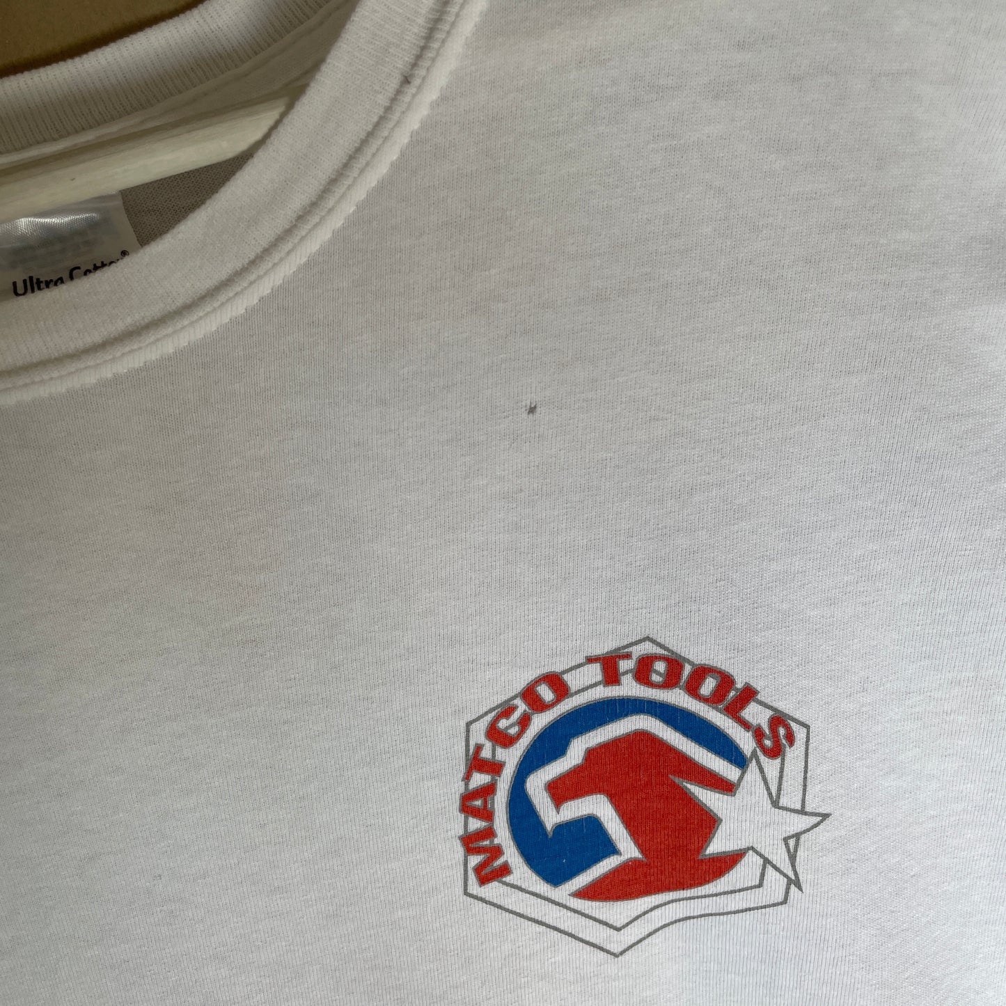 Hvid Vintage Matco Tools Grafisk Printet T-Shirt
