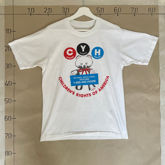 Hvid Vintage Children’s Rights Of America T-Shirt