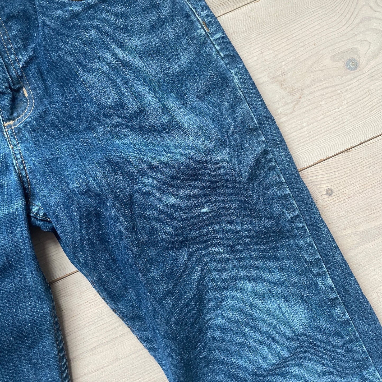 Mørkeblå Carhartt Straight Fit Jeans