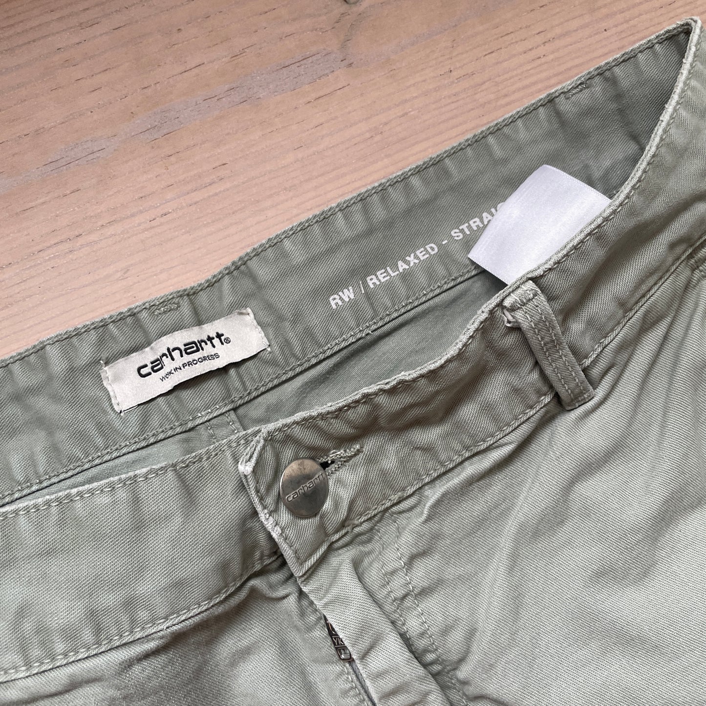 Olivengrønne Carhartt Carpenter Bukser