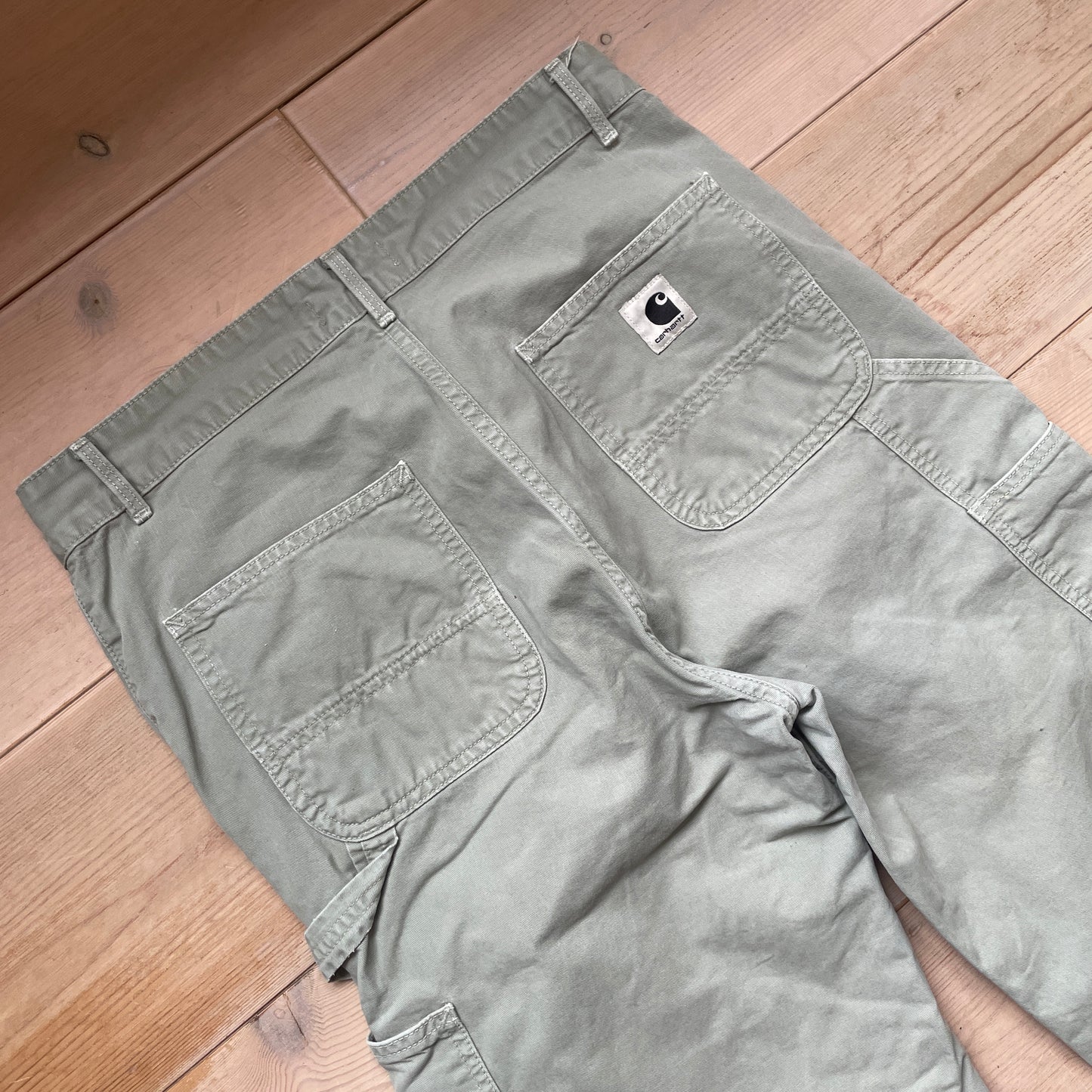Olivengrønne Carhartt Carpenter Bukser