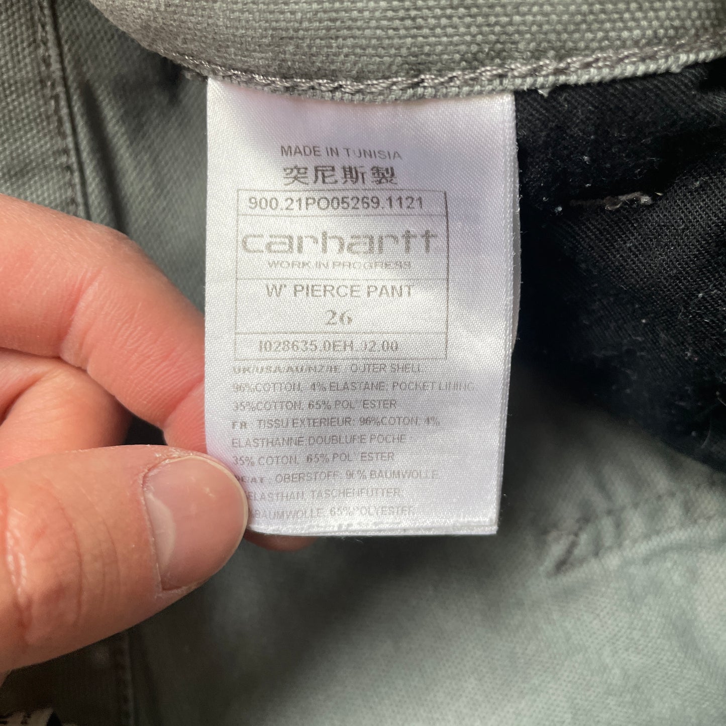 Grå Carhartt Carpenter Bukser