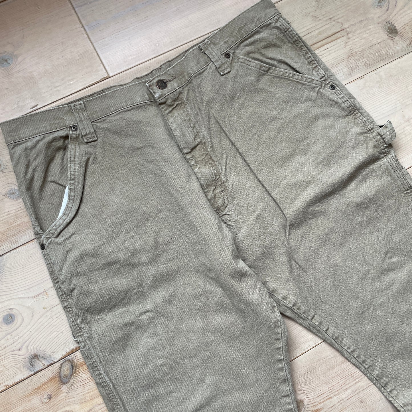 Khaki/Beige Wrangler Cargobukser