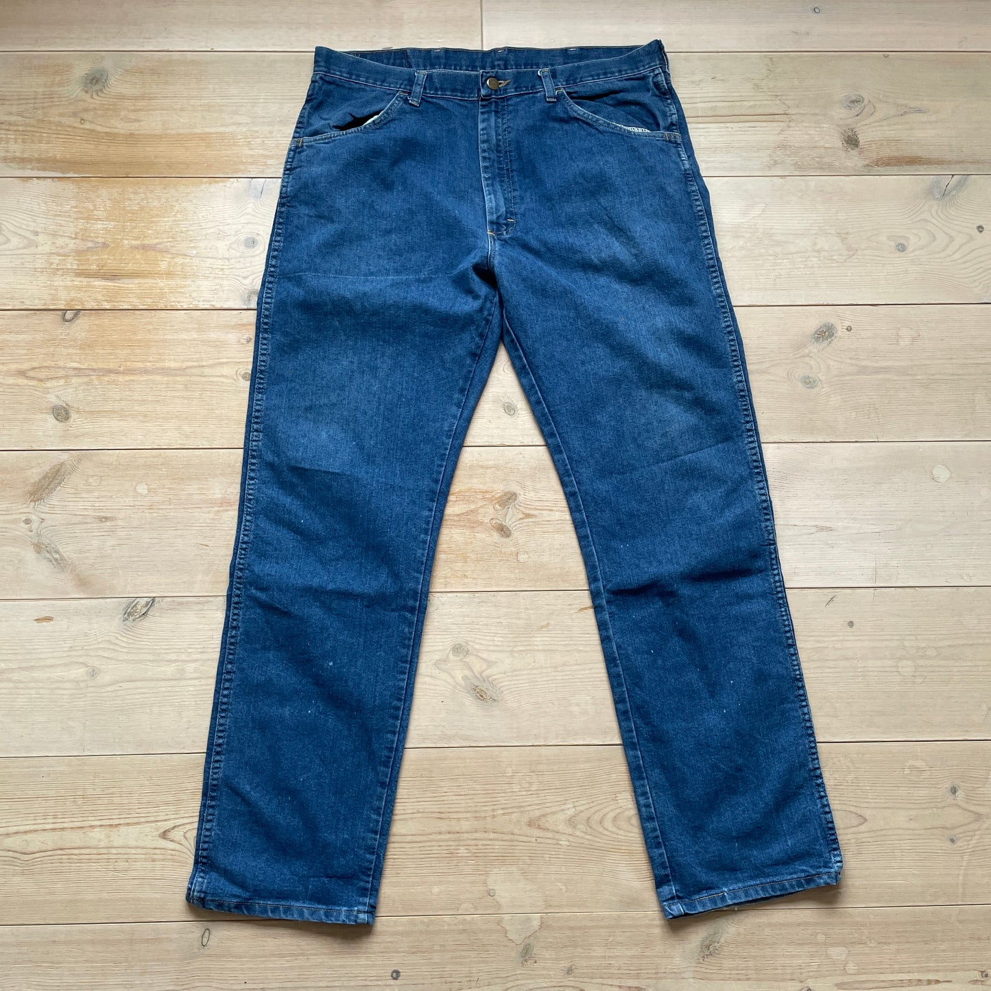 Blå Klassiske Wrangler Jeans