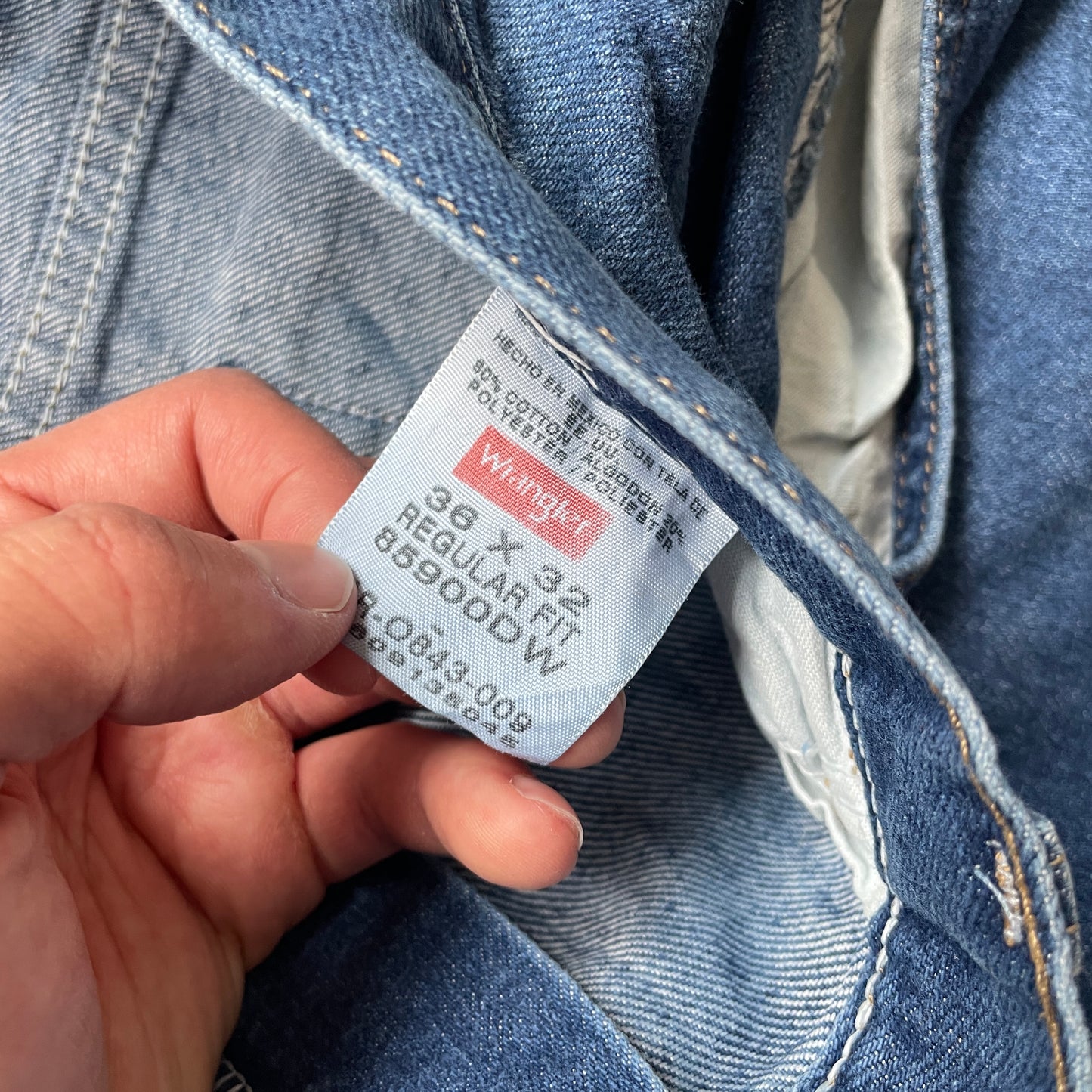 Blå Klassiske Wrangler Jeans