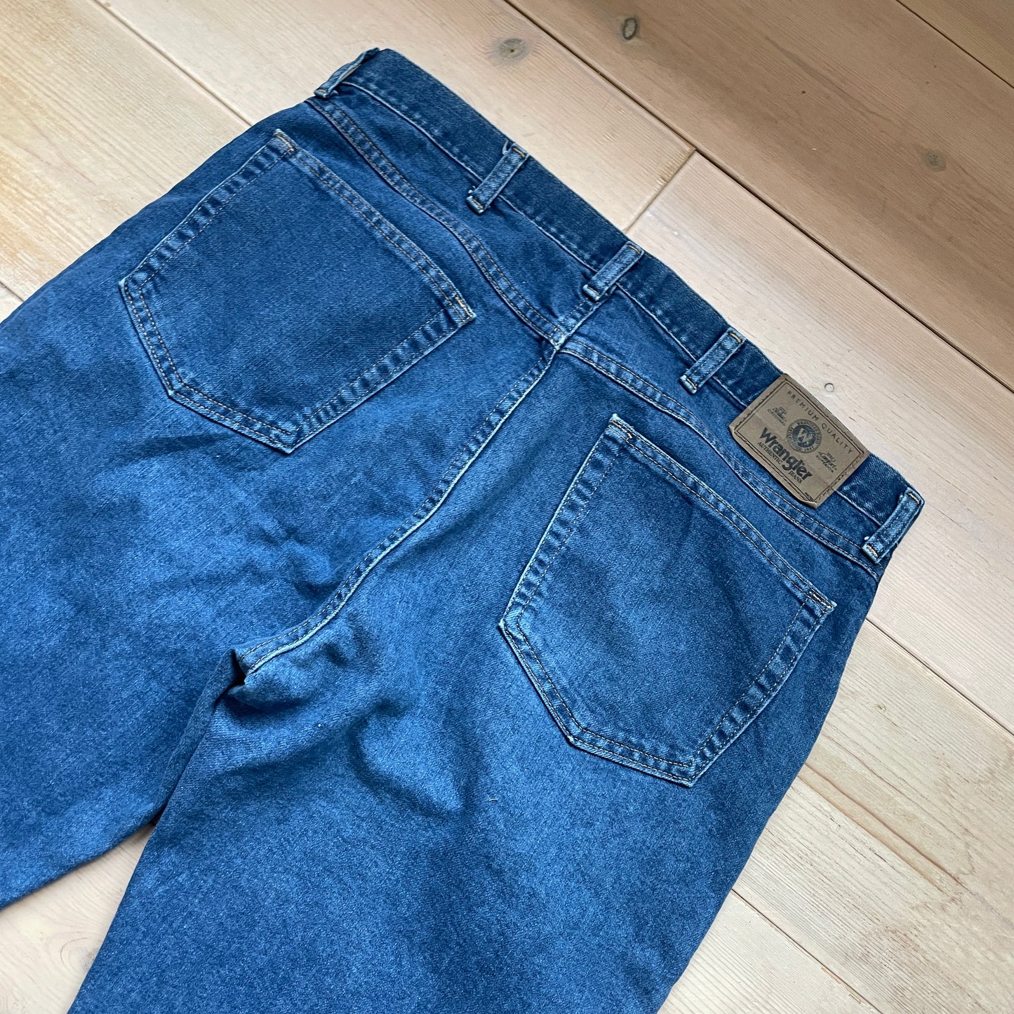Blå Klassiske Wrangler Jeans