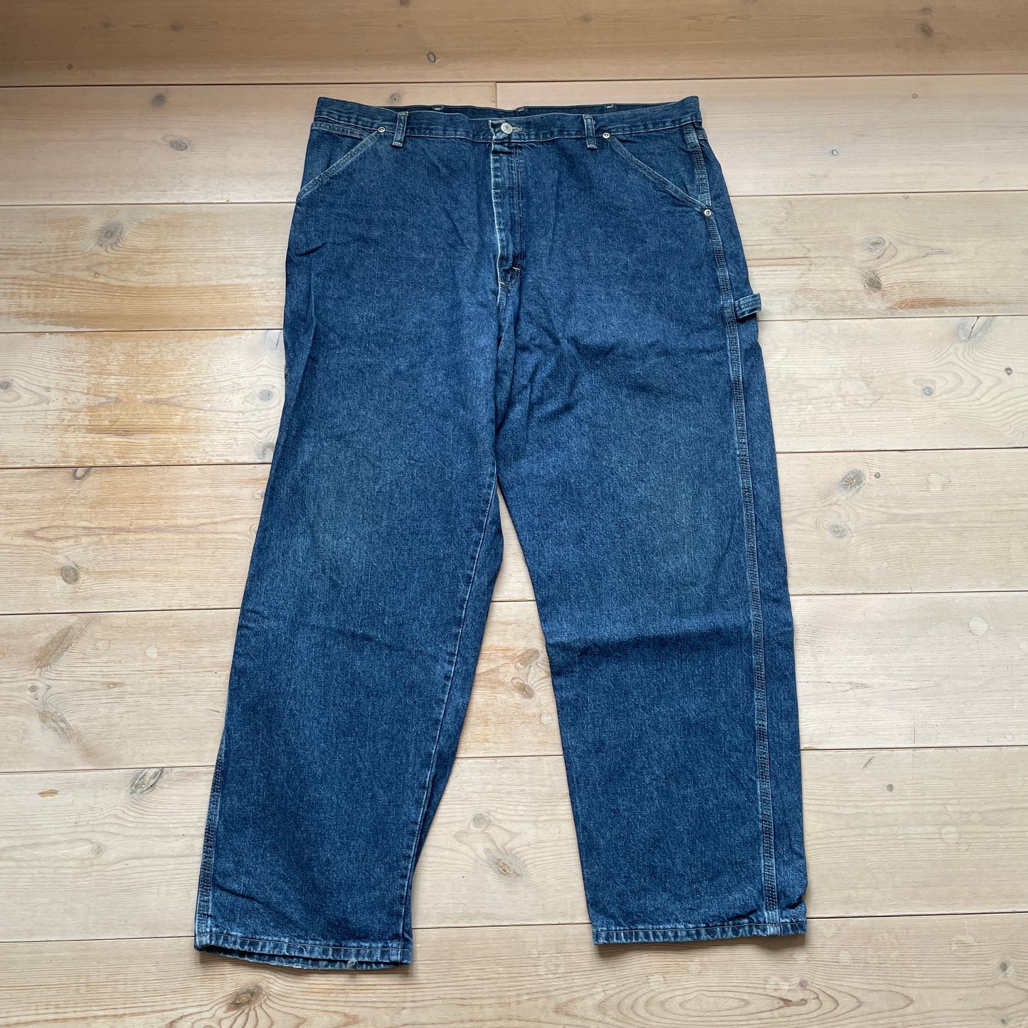 Mørkeblå Wrangler Carpenter Jeans
