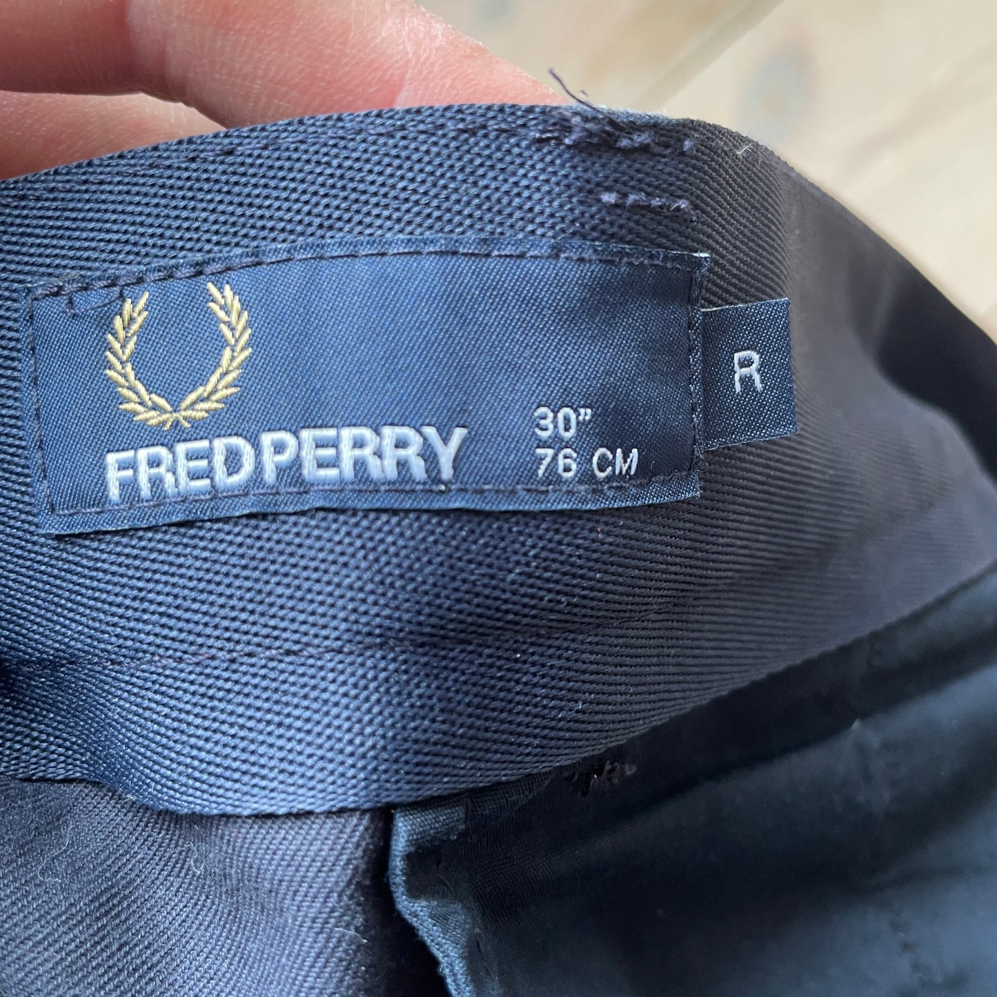 Blå Fred Perry Chinos