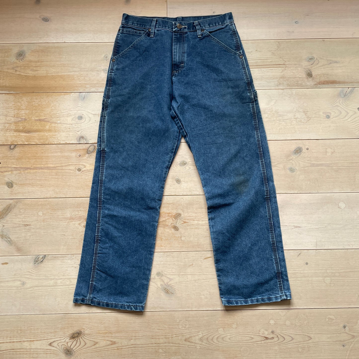 Mørkeblå Wrangler Carpenter Jeans