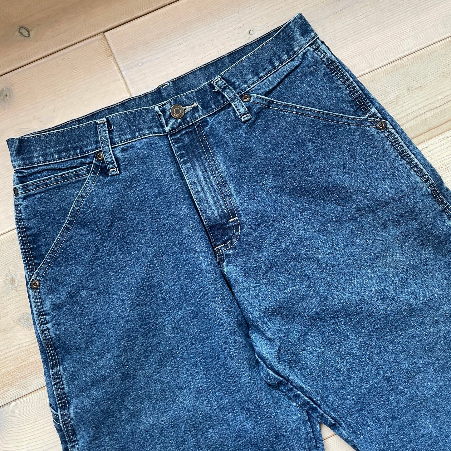 Mørkeblå Wrangler Carpenter Jeans