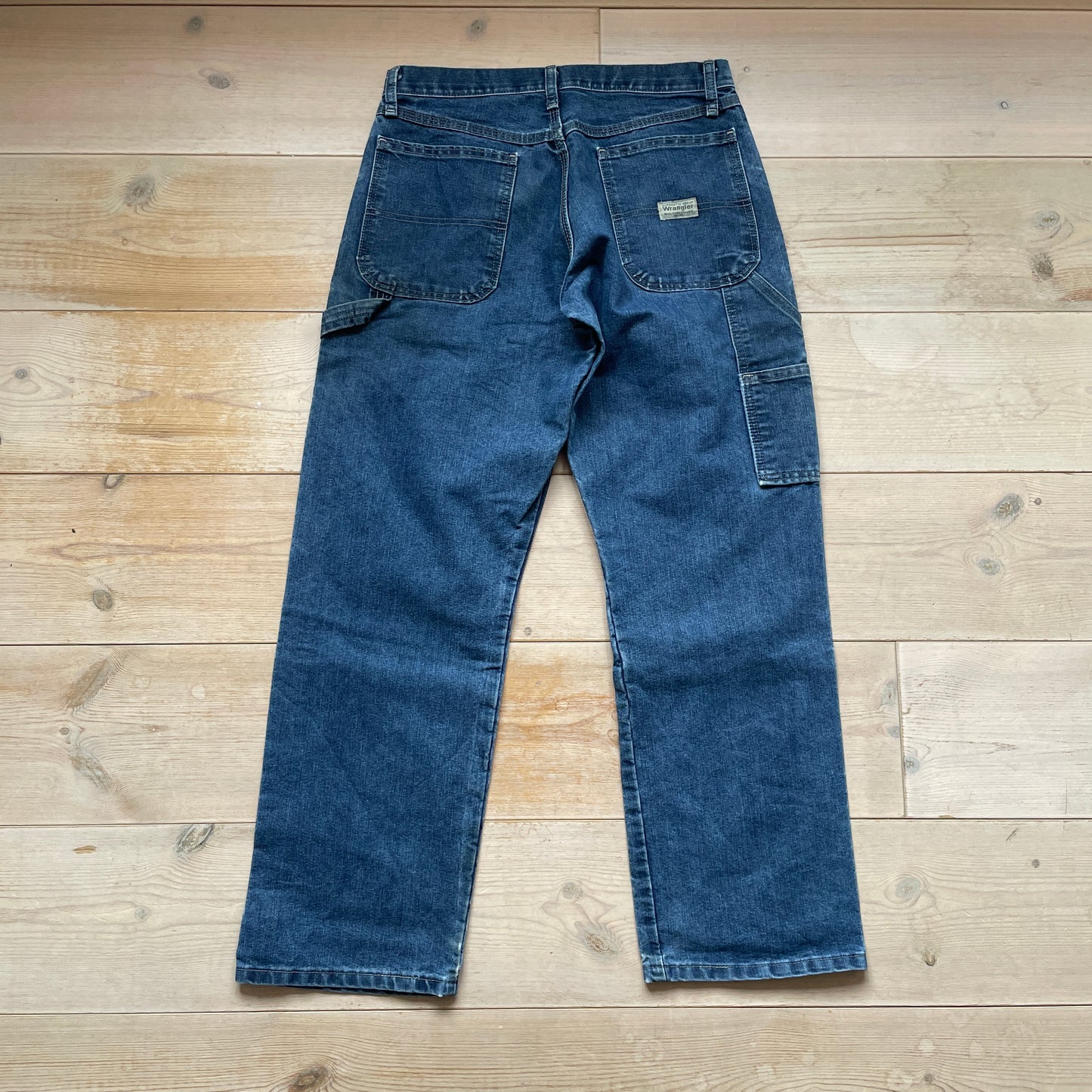 Mørkeblå Wrangler Carpenter Jeans