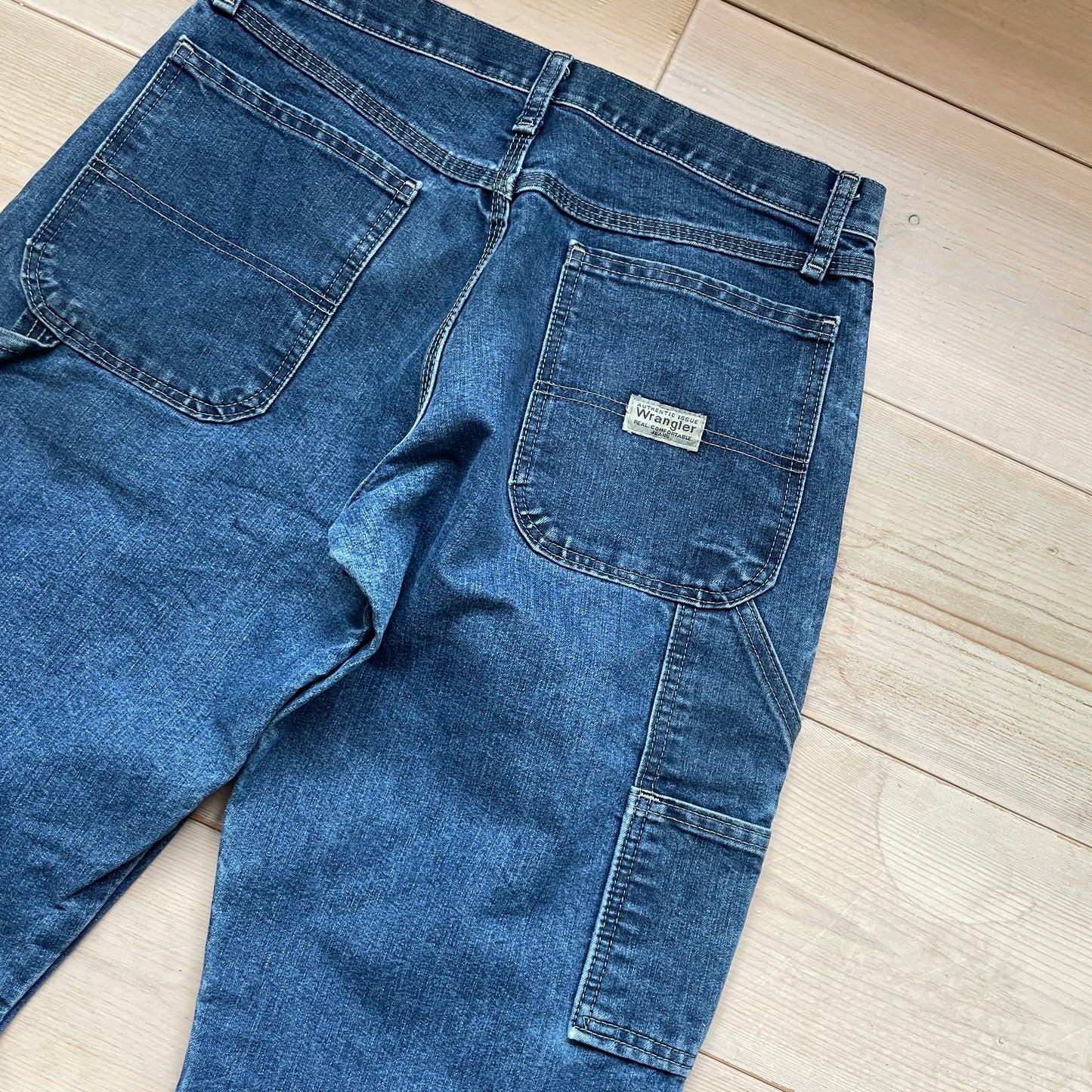 Mørkeblå Wrangler Carpenter Jeans