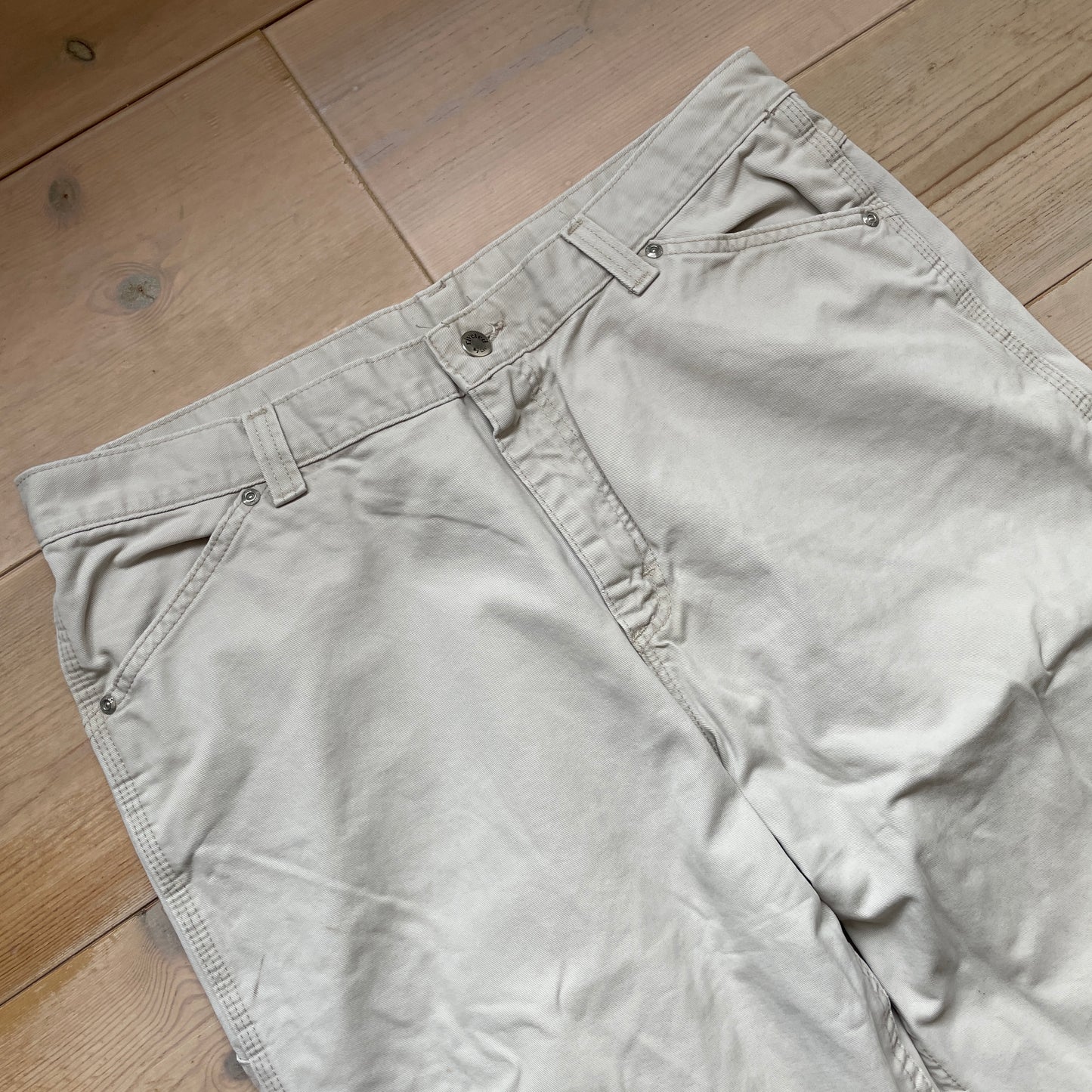 Beige Vintage Cargobukser