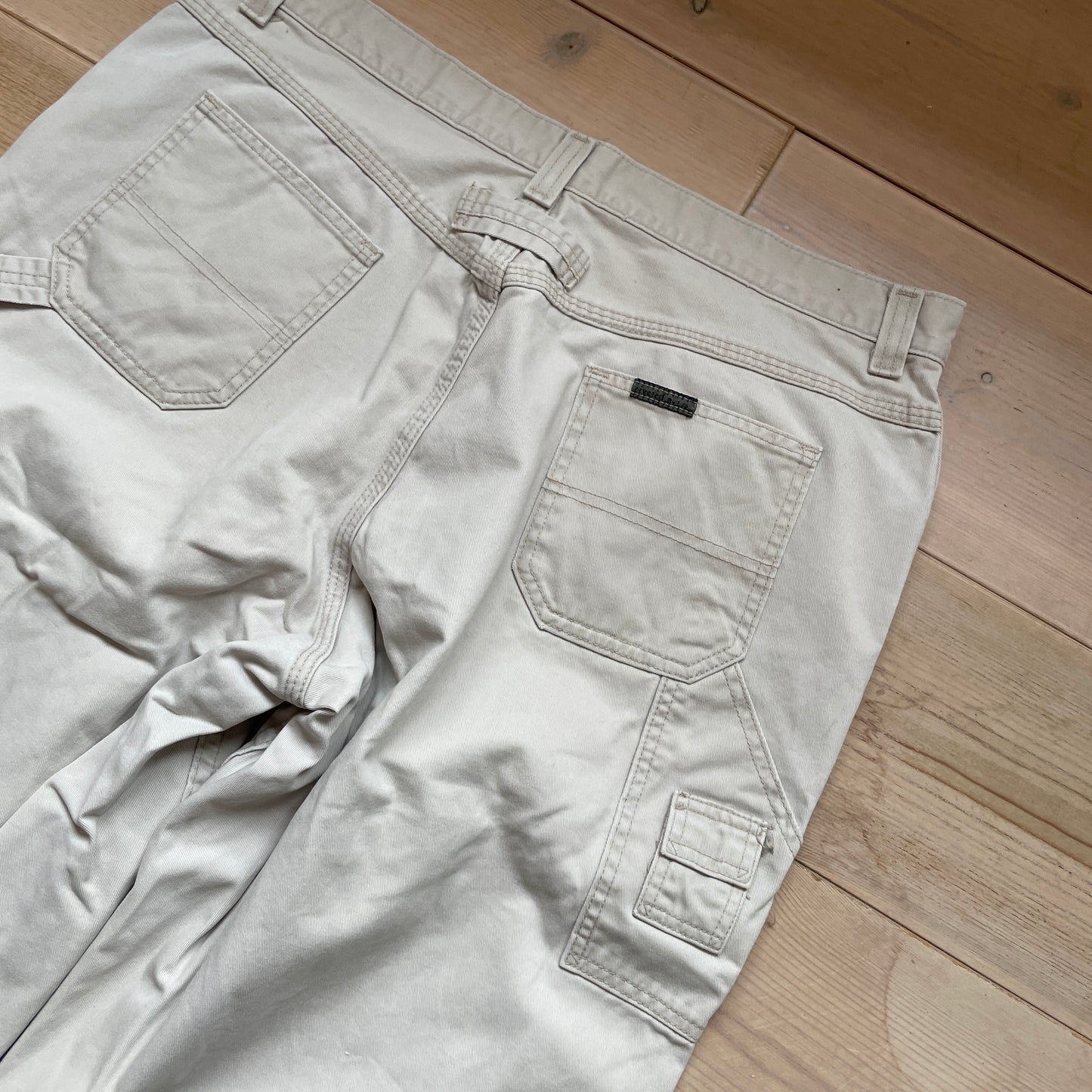 Beige Vintage Cargobukser