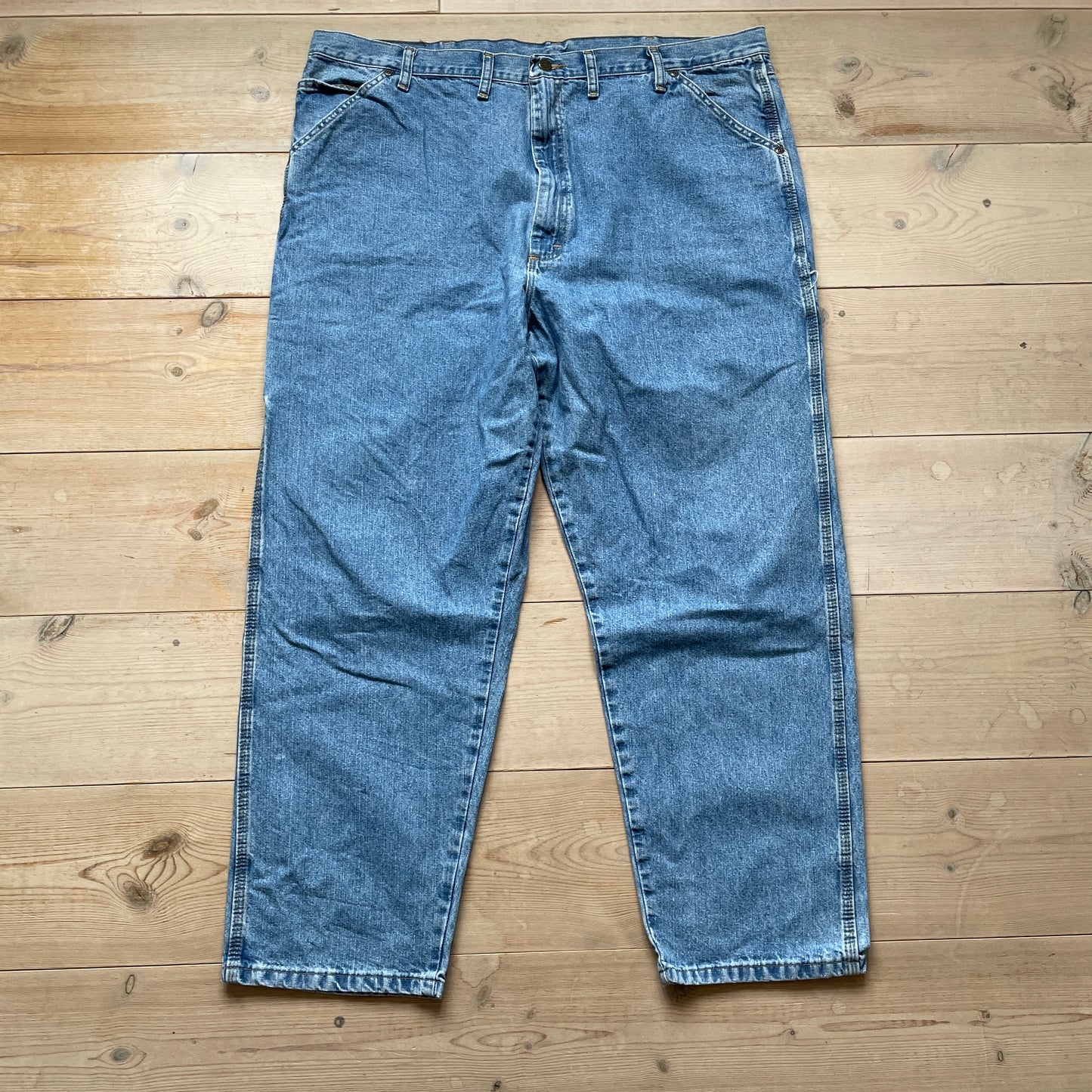 Blå Wrangler Carpenterbukser