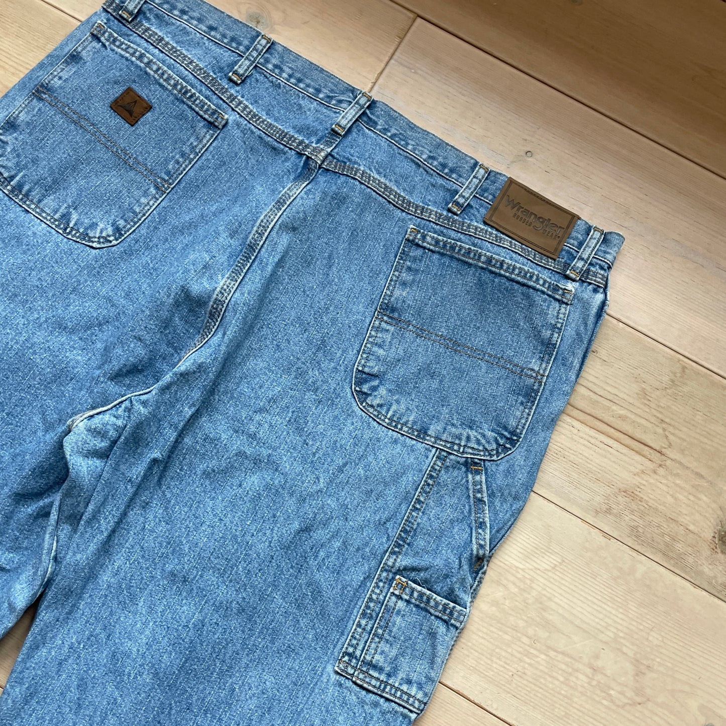 Blå Wrangler Carpenterbukser