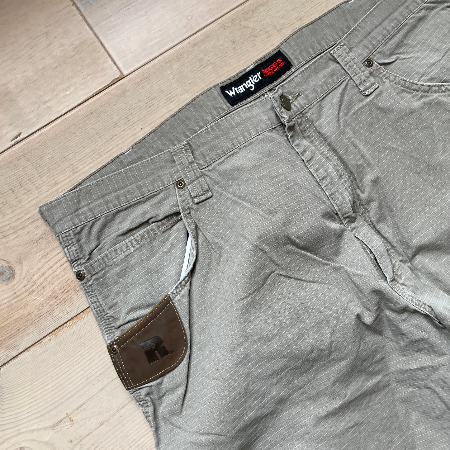 Beige/Khaki Wrangler Cargobukser