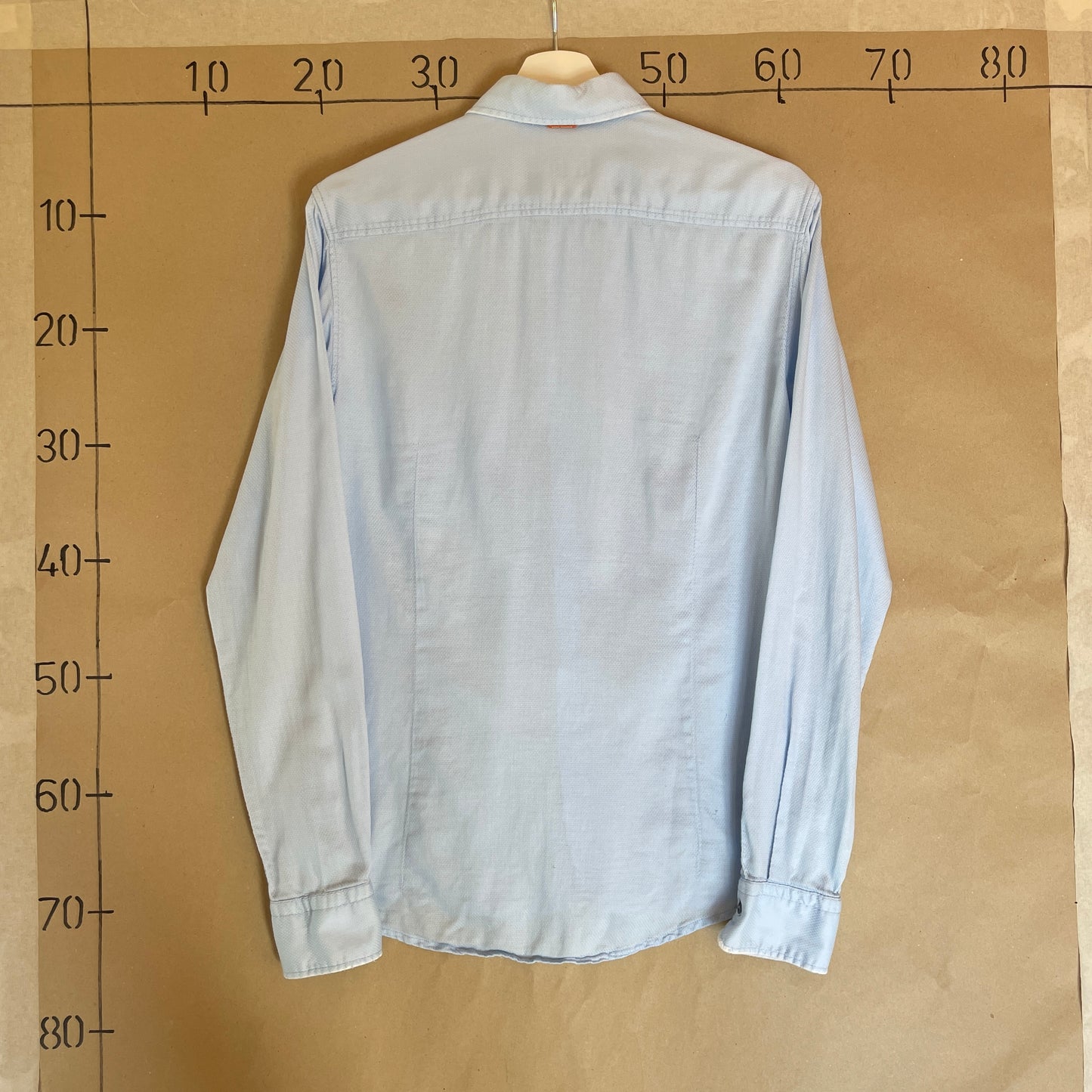 Lyseblå Vintage 00’Er Hugo Boss Skjorte