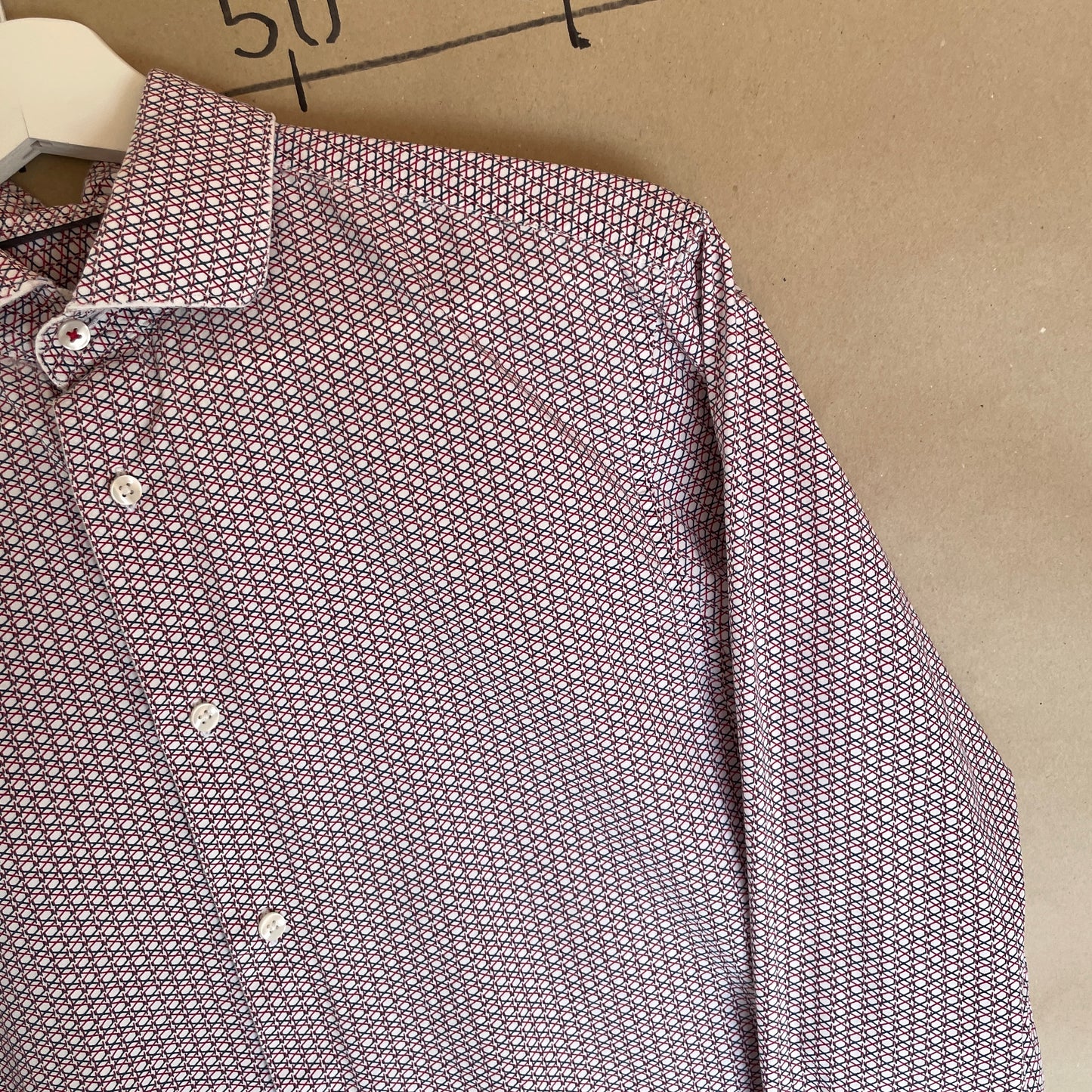 Rødmønstret Tommy Hilfiger Skjorte