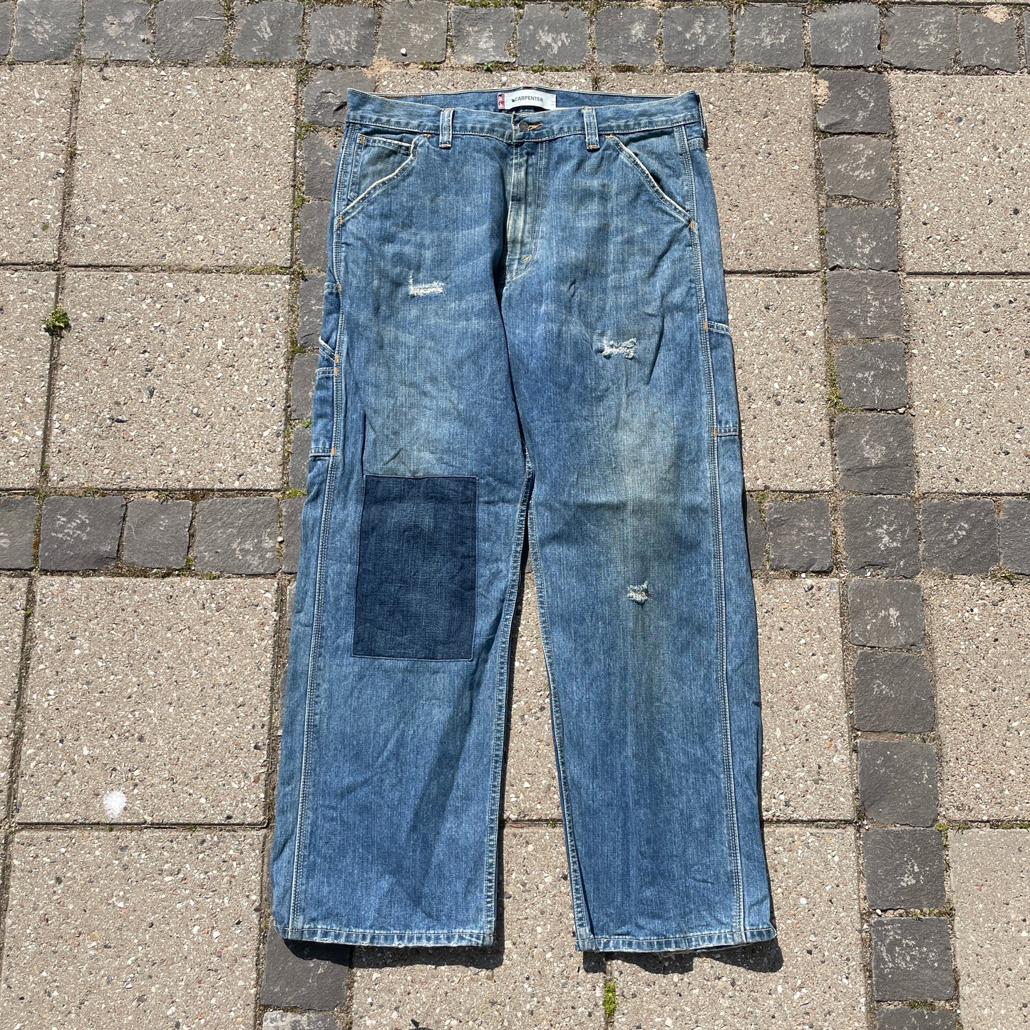 Mørkeblå Vintage Levi’s Carpenter Jeans