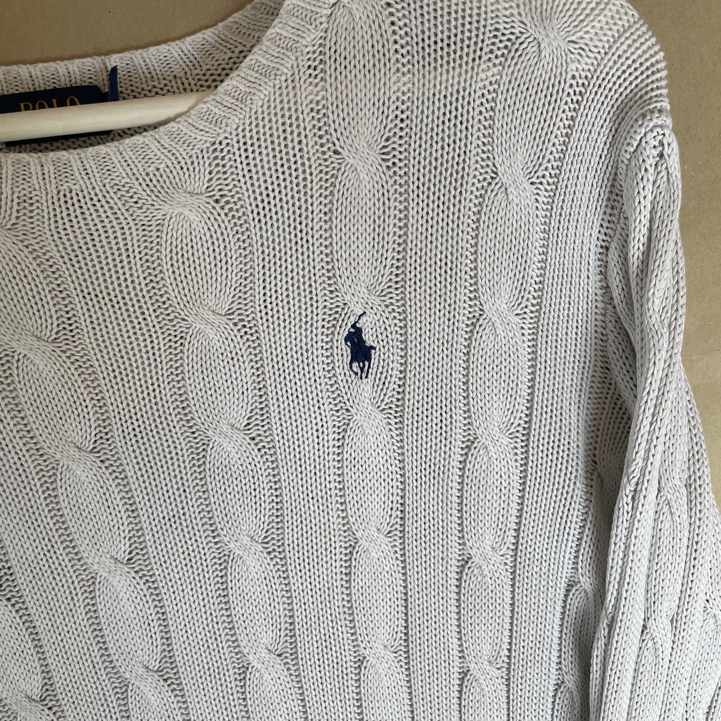 Grå Ralph Lauren Kable Knit