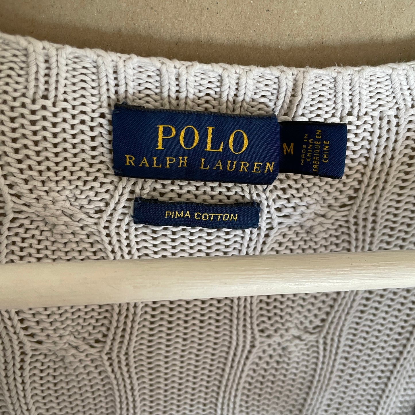 Grå Ralph Lauren Kable Knit