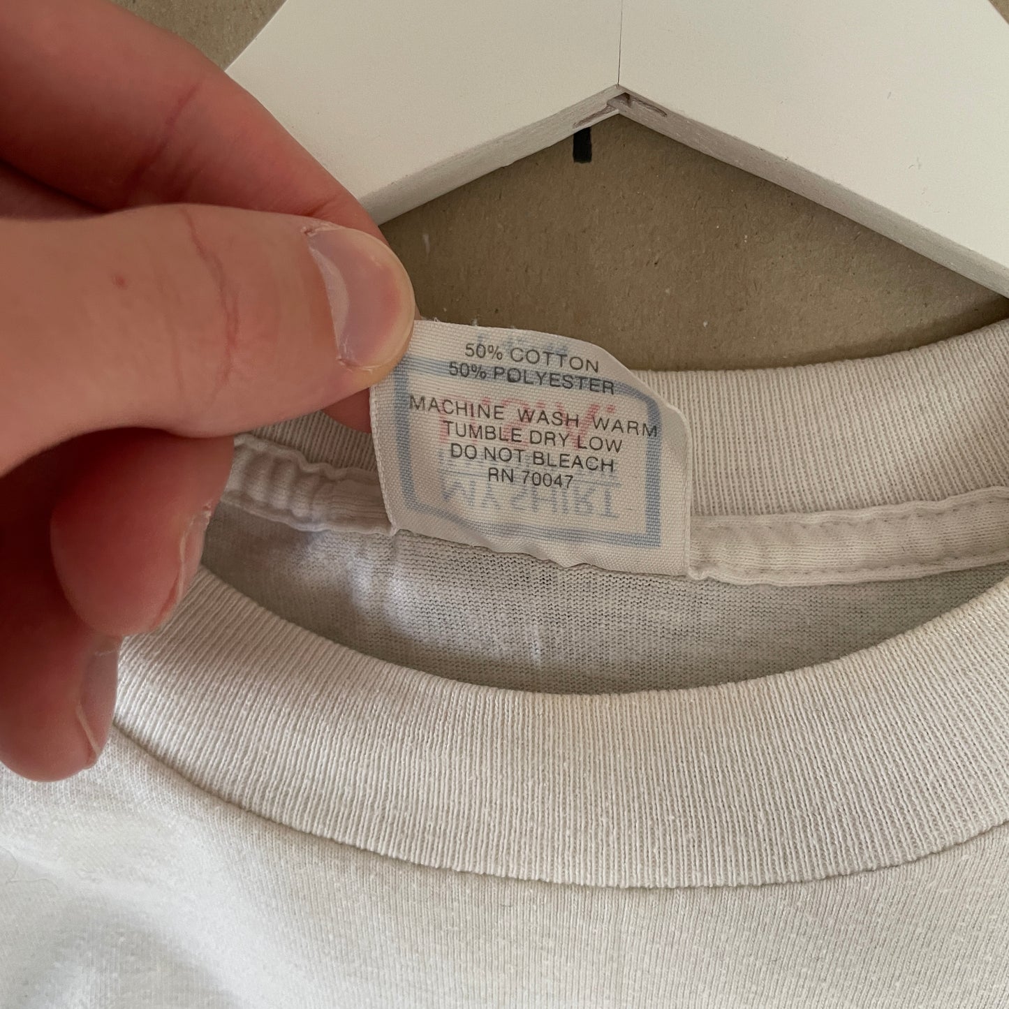 Hvid Vintage S.A.N.E T-Shirt