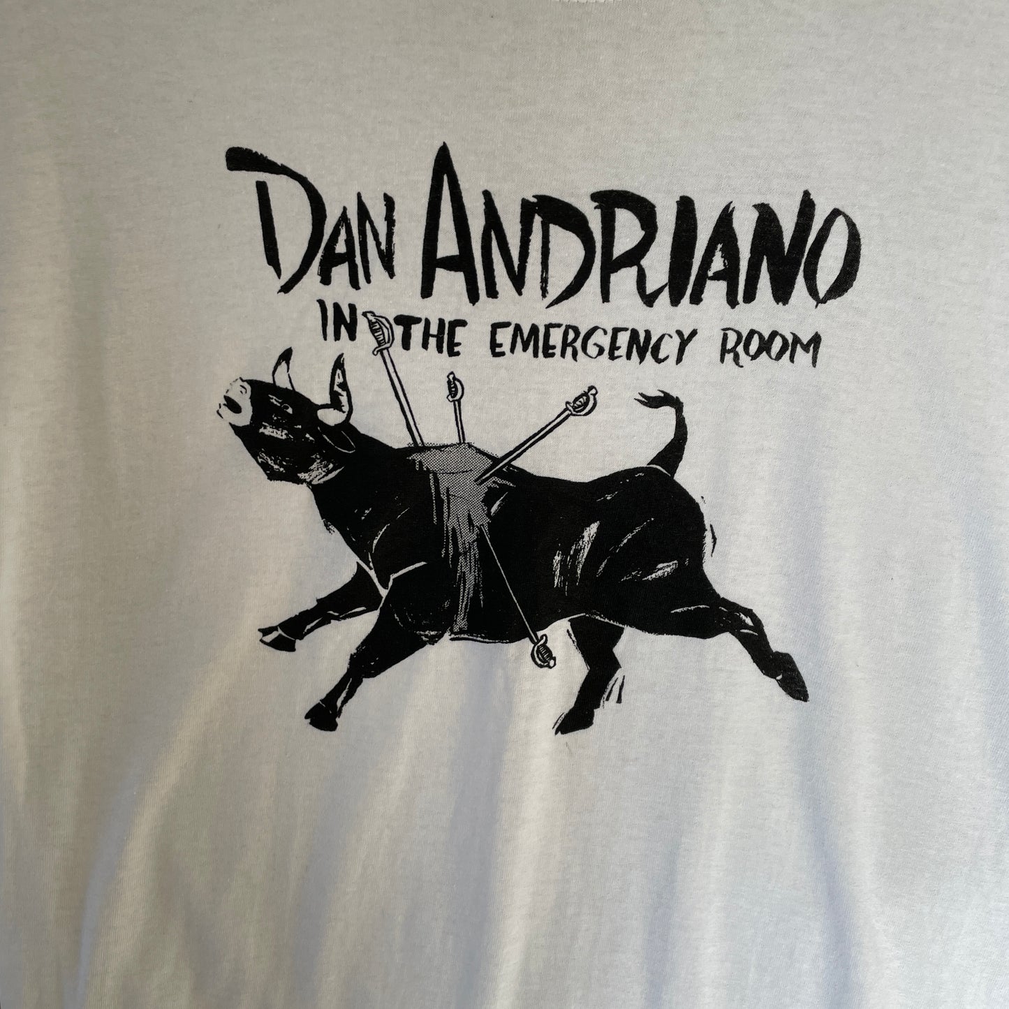 Hvid Vintage Dan Andriano T-Shirt