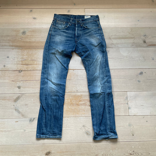 Blå G-Star Raw 3301 Jeans