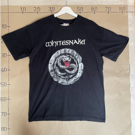 Sort Vintage Whitesnake Band T-Shirt