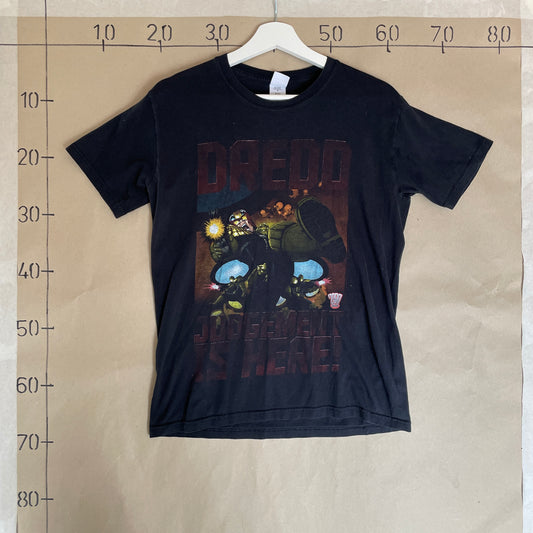 Sort Vintage Dredd Superhelte T-Shirt