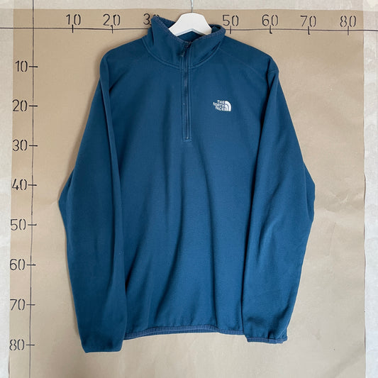 Blå The North Face Fleece Sweatshirt