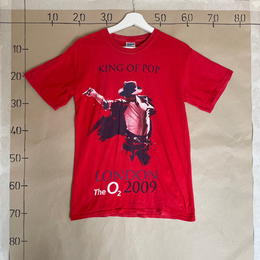 Rød Vintage Michael Jackson Tour T-Shirt