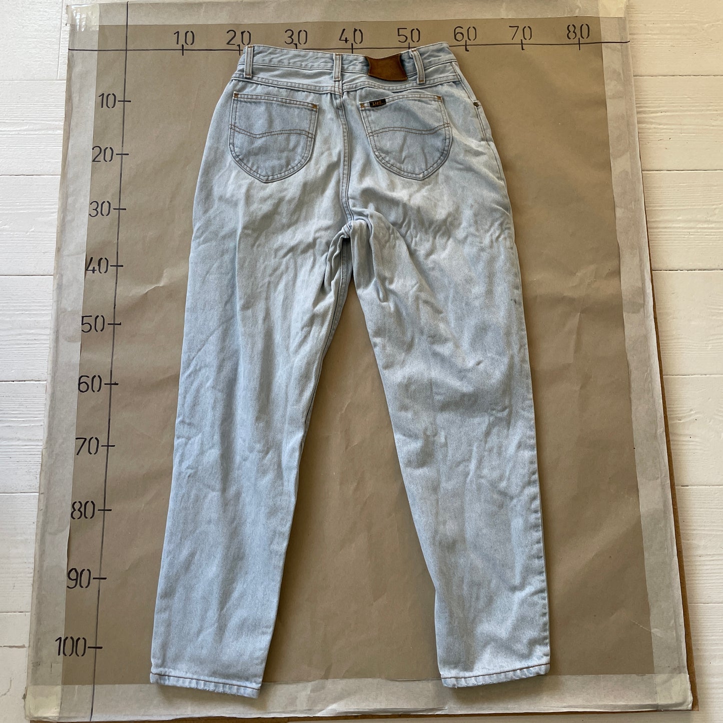 Lyseblå Vintage Lee Jeans