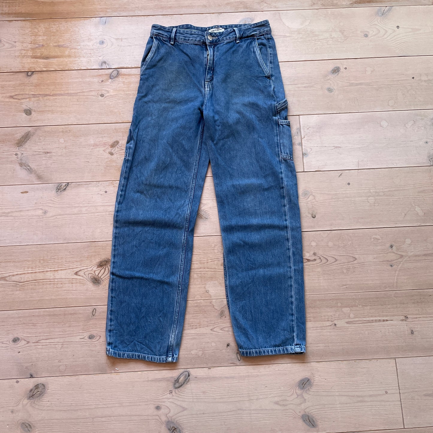 Mørkeblå Carhartt Cargobukser