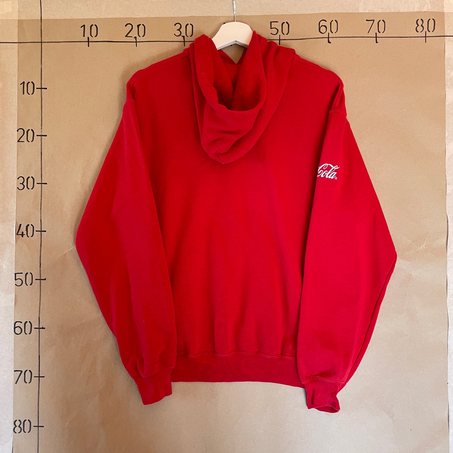 Rød Vintage Coca Cola Hoodie