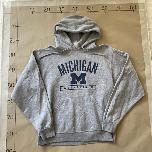 Grå Michigan Wolverines Hoodie