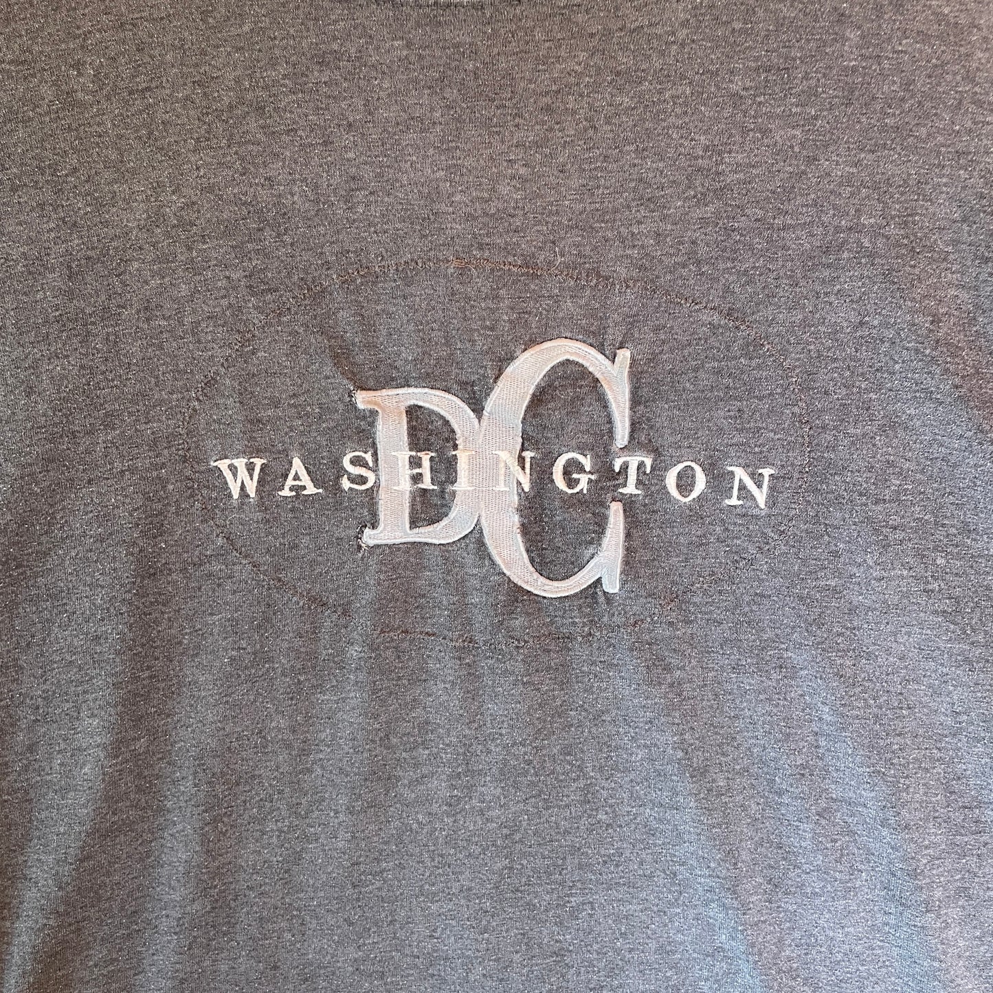 Grå Vintage Washington D.C T-Shirt