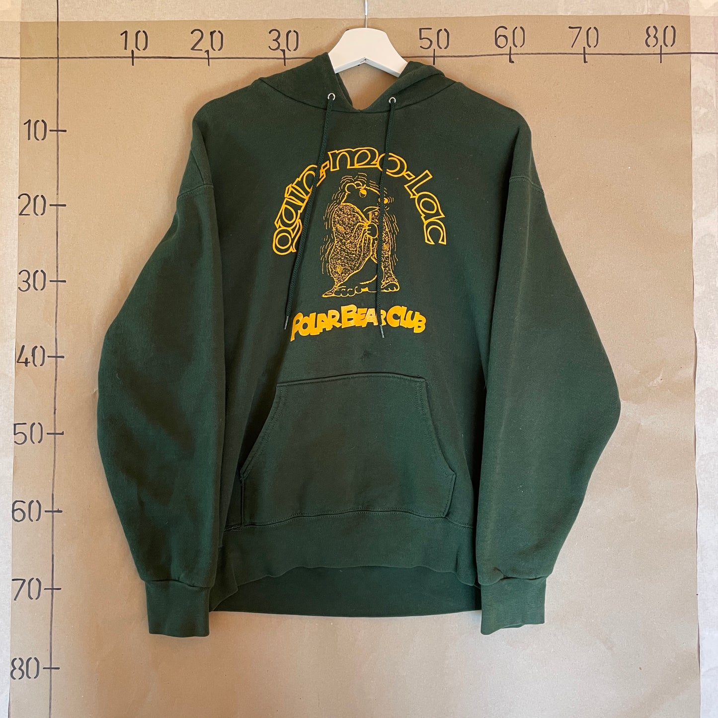 Grøn Vintage Polar Bear Club Hoodie