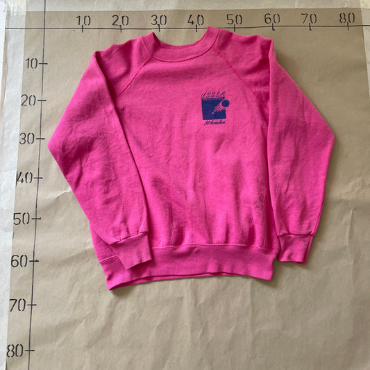 Pink Vintage U.S.S.S.A. Milwaukee Sweatshirt