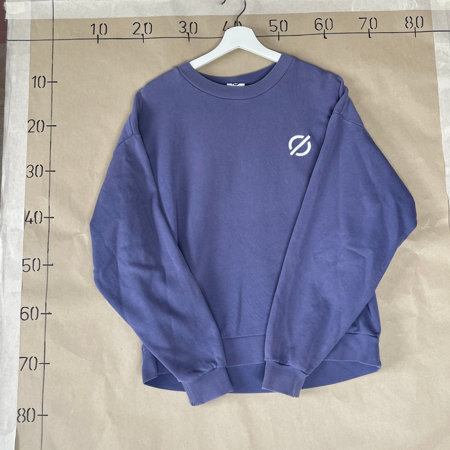 Klassisk Ronning Sweatshirt I Støvet Blå