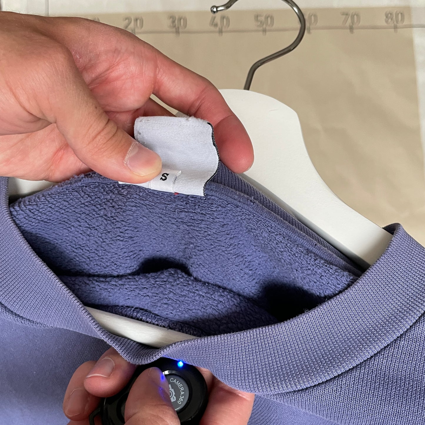 Klassisk Ronning Sweatshirt I Støvet Blå