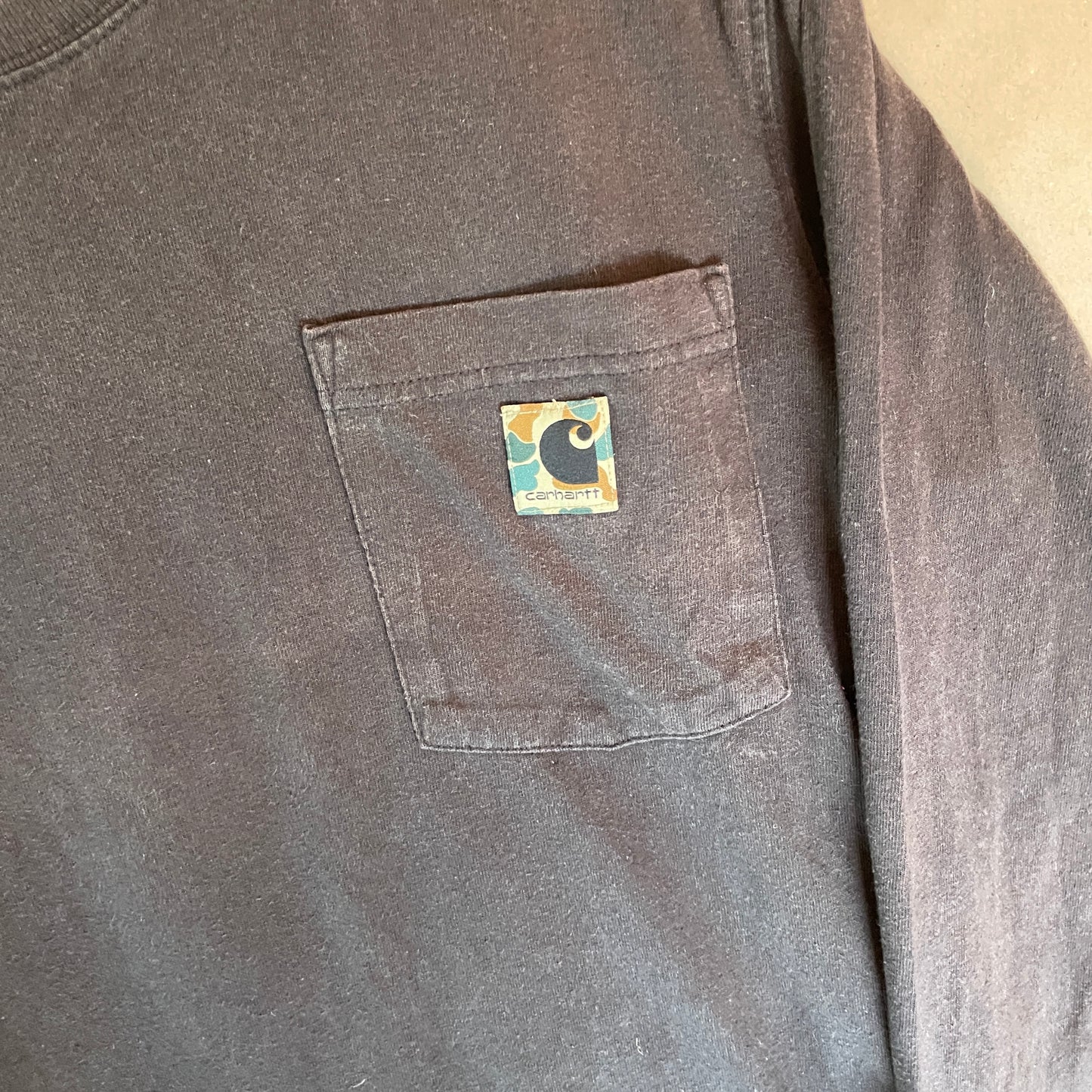 Sort Langærmet Carhartt Camo Bluse