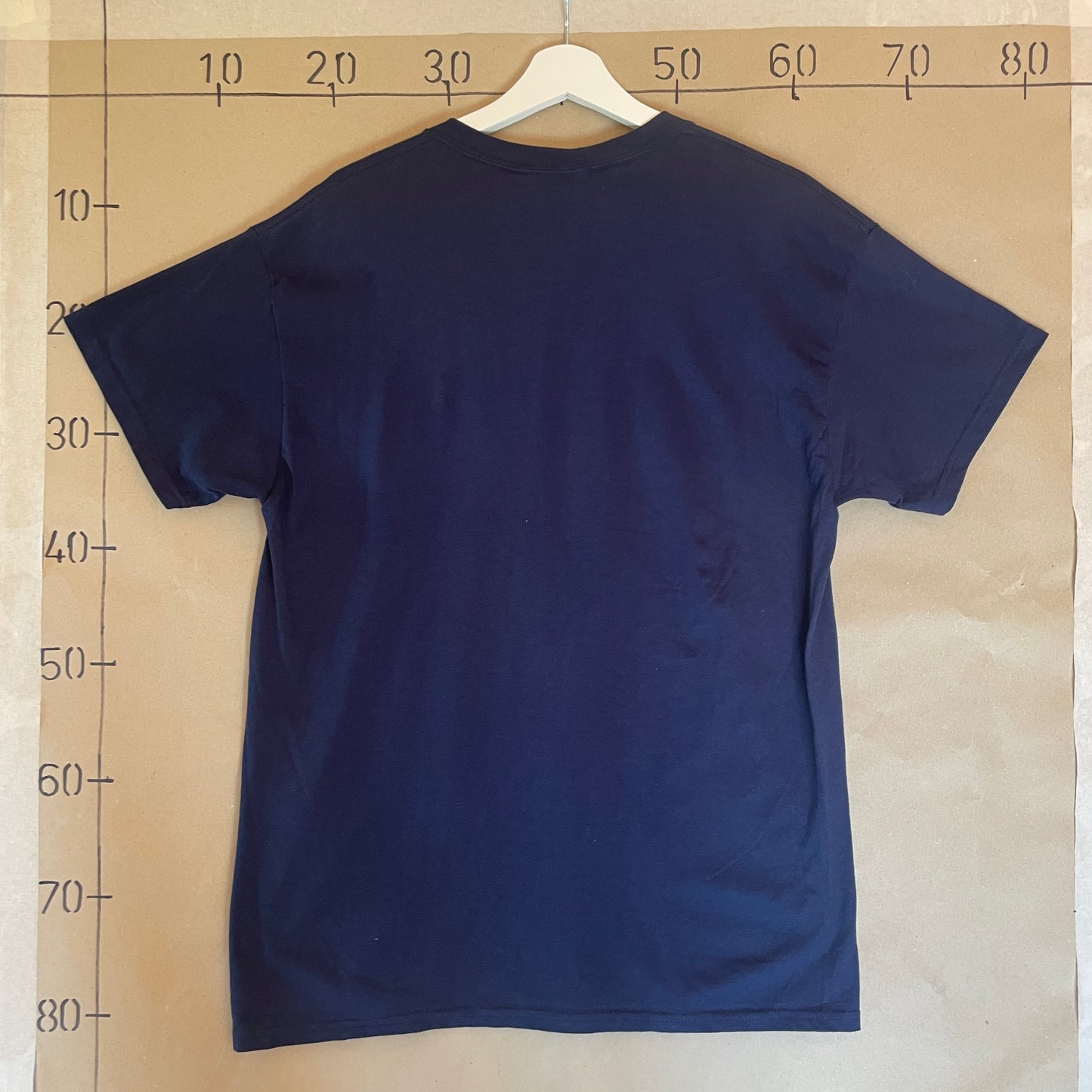 Blå Vintage Ski T-Shirt